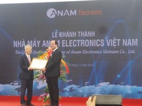 Hà Nam: Khánh thành nhà máy điện tử trị giá 31 triệu USD