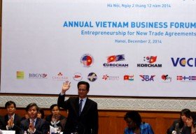 Thủ tướng Nguyễn Tấn Dũng dự Diễn đàn Doanh nghiệp 2014