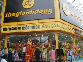 Doanh số điện thoại của Thế giới Di động tăng 10%