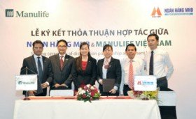 Manulife phân phối bảo hiểm nhân thọ qua Ngân hàng MHB