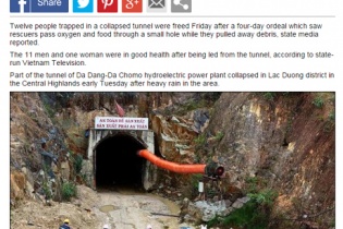 Thế giới thán phục vụ giải cứu 12 công nhân Việt Nam sau 80 giờ mắc kẹt
