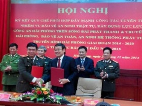 Công an Hải Phòng và Đài PTTH Hải Phòng hợp tác tuyên truyền