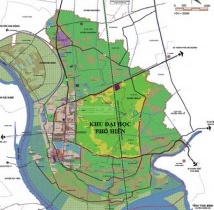Phê duyệt phân khu Đại học Phố Hiến rộng hơn 1.700 ha