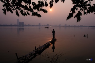 Hồ Tây đẹp quyến rũ ngày đông