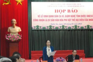 Vinh danh dân ca, ví giặm Nghệ Tĩnh