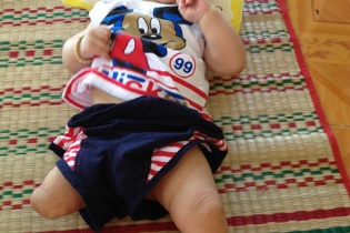 "Bé sơ sinh văng khỏi bụng mẹ" khỏe mạnh sau 3 tháng xuất viện