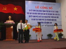 Cần Thơ hoàn thành phổ cập giáo dục mầm non trẻ 5 tuổi