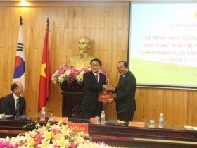 Hà Nam tiếp nhận dự án 100 triệu USD từ Hàn Quốc