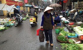 Thực phẩm, rau xanh tăng giá sau Tết Âm lịch