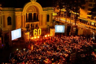Hà Nội hưởng ứng chiến dịch Giờ Trái Đất 2015