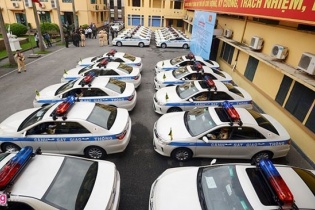 44 chiếc Toyota Camry Hybrid "nhập biên chế" CSGT Hà Nội