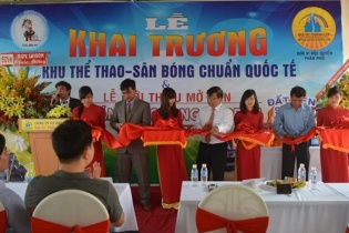 KCN Phúc Long đầu tư Khu thể thao tiện ích cho công nhân