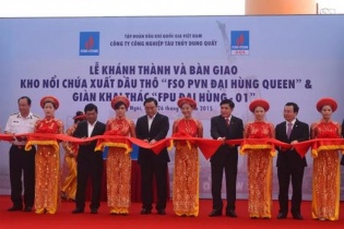 Khánh thành và bàn giao kho nổi chứa xuất dầu thô 105.000 tấn