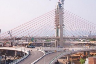 Chuẩn bị khánh thành cầu vượt 3 tầng lớn nhất Đông Nam Á
