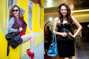 Choáng với bộ sưu tập túi đồ hiệu của Minh Hằng