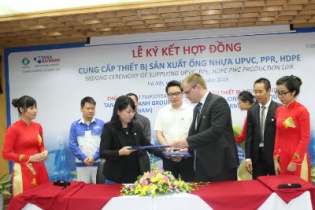 Tân Á Đại Thành lấn sân thị trường ống nhựa