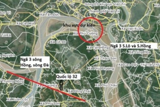 Quyết phương án xây dựng cầu Việt Trì - Ba Vì