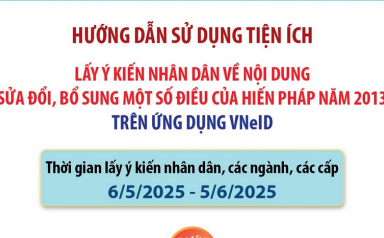 Hướng dẫn góp ý sửa đổi Hiến pháp năm 2013 trên VNeID