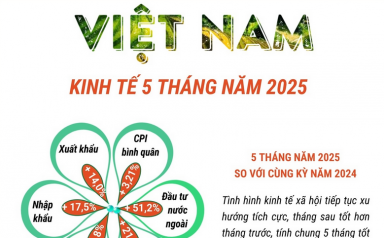 Kinh tế Việt Nam 5 tháng năm 2025