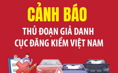 Cảnh báo thủ đoạn giả danh Cục Đăng kiểm Việt Nam