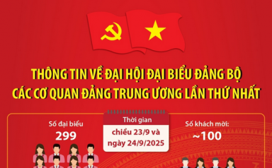 Thông tin về Đại hội đại biểu Đảng bộ các cơ quan Đảng Trung ương lần thứ nhất