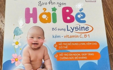 Thu hồi toàn quốc sản phẩm “Siro ăn ngon Hải Bé” do bị xác định là hàng giả