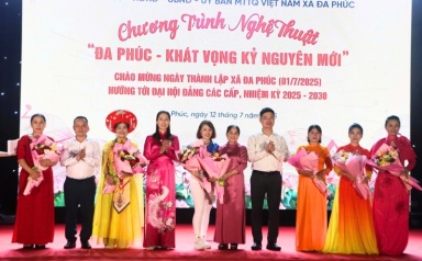 Hà Nội: Ấn tượng chương trình nghệ thuật “Đa Phúc - Khát vọng kỷ nguyên mới”