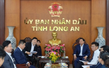 Long An sẵn sàng hỗ trợ doanh nghiệp Hàn Quốc đầu tư phát triển tại địa bàn