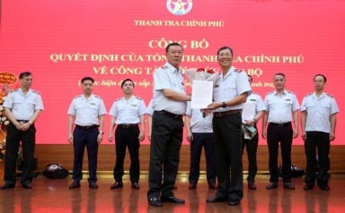 Thanh tra Bộ Tài chính chính thức chuyển về Thanh tra Chính phủ