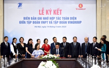 VNPT và Vingroup hợp tác cùng thúc đẩy chuyển đổi kép