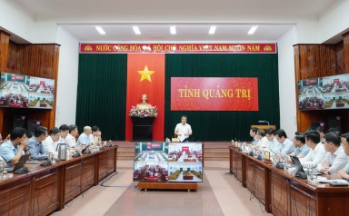 Lãnh đạo Quảng Trị làm việc với các nhà đầu tư, thúc đẩy tiến độ các dự án