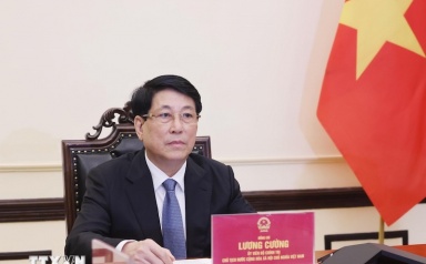 Chủ tịch nước Lương Cường điện đàm với tân Tổng thống Hàn Quốc Lee Jae Myung