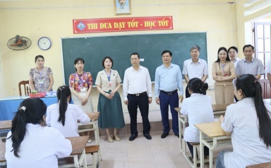 Thái Bình: Hơn 19.200 thí sinh dự thi vào lớp 10 theo chương trình mới