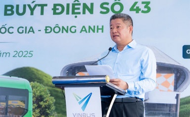 VinBus khai trương tuyến buýt điện 43 - Kết nối nội thành với Đông Anh