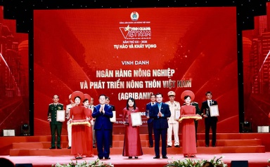 Agribank - Ngân hàng duy nhất được vinh danh tại Chương trình “Vinh Quang Việt Nam”