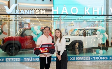Đặt taxi Xanh SM, rinh ô tô điện VinFast VF 3 về nhà