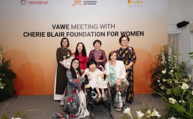 Hiệp hội Nữ doanh nhân Việt Nam gặp gỡ Quỹ Cherie Blair tại Hà Nội