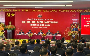 Đại hội đại biểu Đảng bộ EVN lần thứ IV: Phát triển Tập đoàn bền vững trong kỷ nguyên vươn mình