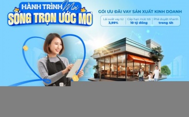 Bứt tốc kinh doanh với gói vay ưu đãi lãi suất chưa đến 4%/năm của PVcomBank