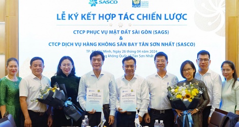 SASCO - SAGS: Hai thương hiệu lớn ngành hàng không ký kết hợp tác chiến lược