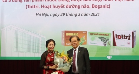 Traphaco nhận kỷ lục Việt Nam về 3 sản phẩm thuốc bán chạy nhất