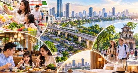 9 tháng, bán lẻ và dịch vụ tiêu dùng Hà Nội đạt gần 811.000 tỷ đồng