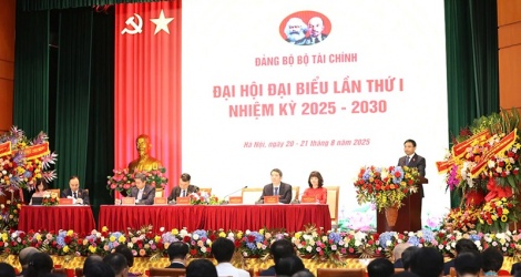 Khai mạc Đại hội đại biểu Đảng bộ Bộ Tài chính lần thứ I nhiệm kỳ 2025-2030