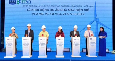 TTVN Group khởi động 2 dự án điện gió trong cụm 4 dự án điện gió tại Vĩnh Long, tổng vốn đầu tư hơn 11.000 tỷ đồng