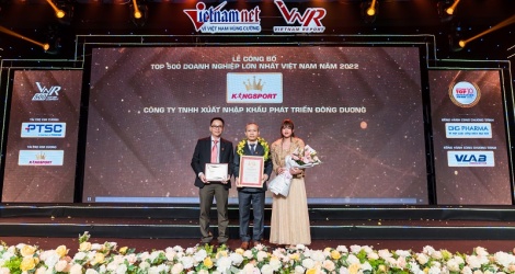 Tập đoàn Đông Dương lọt Top 500 Doanh nghiệp tư nhân lớn nhất Việt Nam