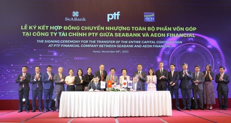 SeABank與AEON Financial簽署價值4.3兆越南盾的PTF金融公司轉讓合約