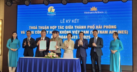 Hợp tác quảng bá du lịch giữa Hải Phòng với Vietnam Airline và Tiktok Việt Nam