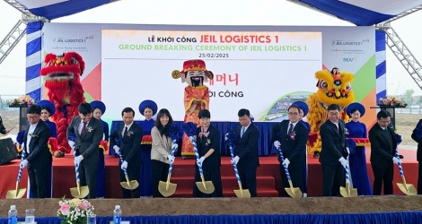 Tập đoàn Hàn Quốc khởi công dự án Jeil Logistics 1 tại KCN Nam Đình Vũ