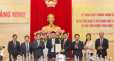 KCN của Tập đoàn Amata ở Quảng Ninh đón dự án đầu tiên gần nửa tỷ USD