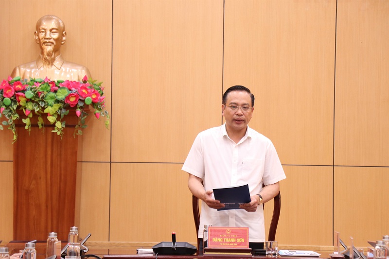 , Phó Chủ tịch UBND tỉnh Đặng Thanh Sơn , Phó Chủ tịch UBND tỉnh Đặng Thanh Sơn